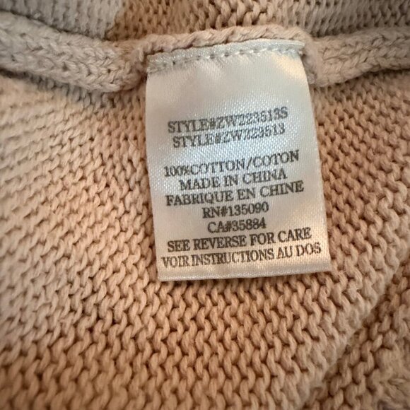 💕 Z SUPPLY “LOVE” Embroidered Cotton Knit Sweater (Size L) - Picture 7 of 7